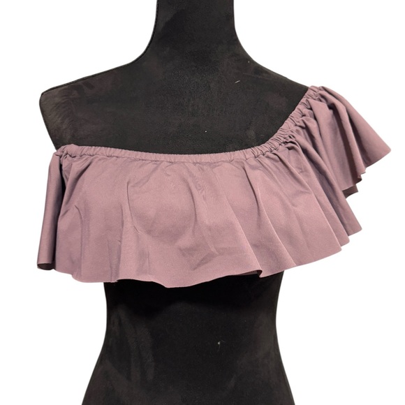 L* Space Ruffle Bikini Top Pebble Hey - Picture 4 of 9